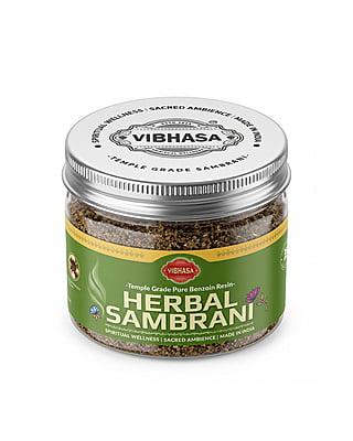 Temple Grade Herbal Sambrani – 100 gm