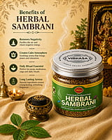 Temple Grade Herbal Sambrani – 100 gm