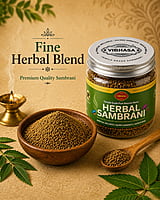 Temple Grade Herbal Sambrani – 100 gm